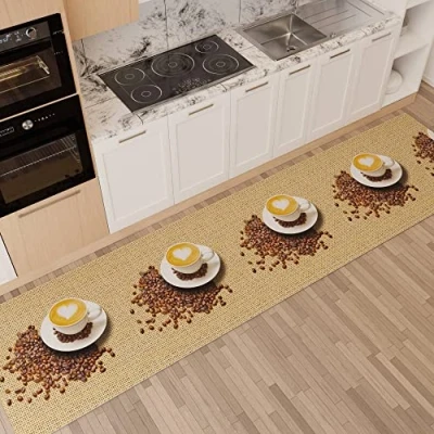 Afbeelding van Petti Artigiani Italiani keukenmat, 52 x 340 cm, koffie 2