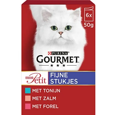 Afbeelding van 8x Gourmet Mon Petit Vis 6 x 50 gr
