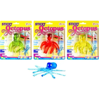 Afbeelding van Toi Toys Raamkruiper Sticky Octopus
