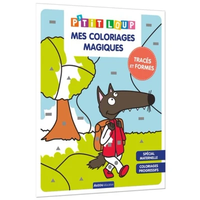 Image de Mes coloriages magiques p&#039;tit loup traces et formes