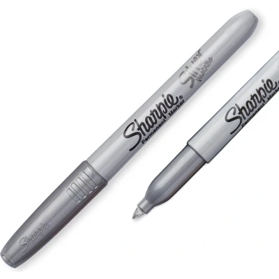 Afbeelding van Sharpie Permanente Marker Metallic, Fijne Punt, Zilver Permanent
