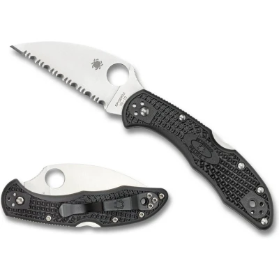 Afbeelding van Spyderco Zakmes Delica 4 Lightweight Wharncliffe Black VG 10 SE