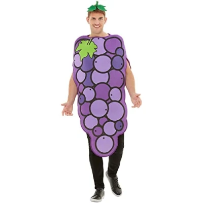 Afbeelding van FUNIDELIA Druif kostuum voor volwassenen Fruit Maat: One Size