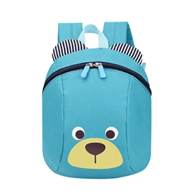 Afbeelding van Rugzak voor kleine kinderen, anti verlies, schattige beer en kind rugzak, cartoon harnas, riem, veiligheid, baby&#039;s, jongens meisjes van 1 3 jaar, blauw