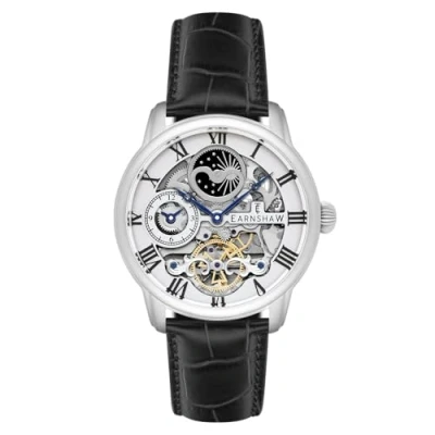 Afbeelding van Thomas Earnshaw Longitude automatisch herenhorloge (ES 8006), Wit/Zwart, ES 8006 01