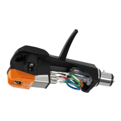 Afbeelding van Audio Technica AT VM95EN/H Headshell/Dual Moving Magneet Cartridge (Zwart/Oranje)