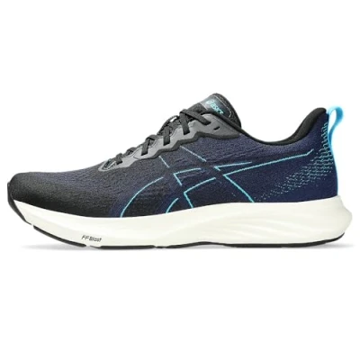 Afbeelding van Asics Dynablast 4 Stabiliteit hardloopschoenen, Heren, Maat: 40, Black blue expanse Kunststof