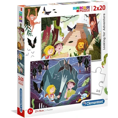 Afbeelding van Clementoni Legpuzzel Adventure Junior Karton 40 Stukjes