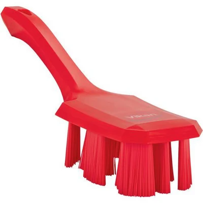 Afbeelding van Vikan Dishwashing Brushes UST Dish Brush with Short Handle Red Hard Fibers 260mm