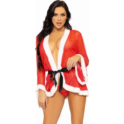 Afbeelding van Leg Avenue Santa Set Rood
