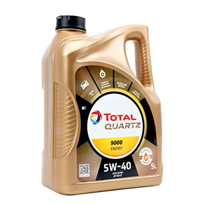 Afbeelding van Total Quartz 9000 Energy 5W 40 5L Motorolie 2198206 VOLKSWAGEN: Golf 5, 7, T Roc, MERCEDES BENZ: C Class Saloon, W124 E Saloon