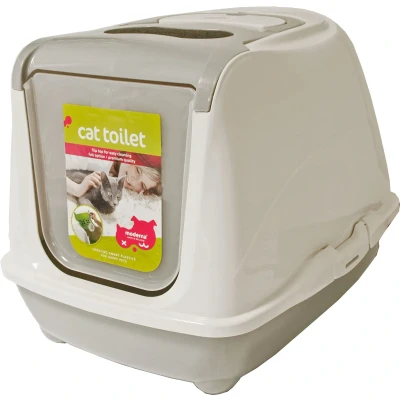 Afbeelding van Moderna Kattenbak Flip Cat Large Grijs 50 cm