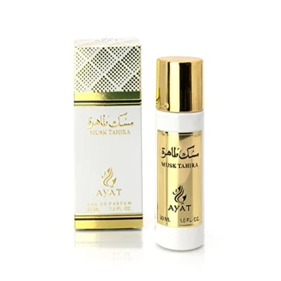 Afbeelding van Ayat Perfumes MUSK EMIRATES Eau de Parfum 30 ml EDP Orientale Arabisch Origineel cadeau idee voor dames en heren Miniatuurgeuren, gemaakt ontworpen in Dubai (Musk Tahira)