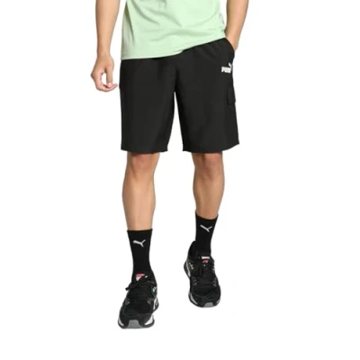 Afbeelding van Puma ESS Woven Cargo Korte broeken, Heren, Maat: Large, black