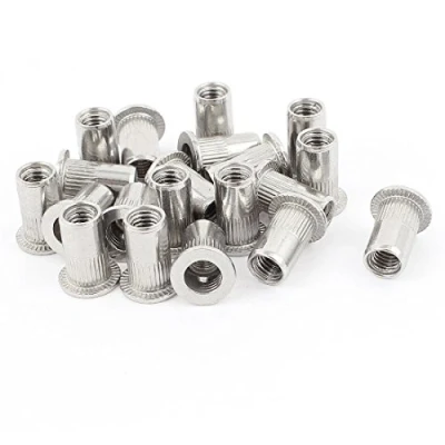 Afbeelding van Veda Klinknagelmoer M8 aluminium 8 mm 25 stuks