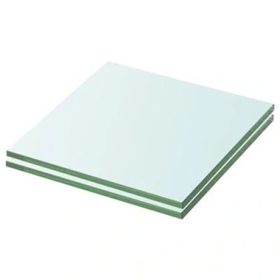 Afbeelding van vidaXL Schappen 2 st 20x15 cm glas transparant