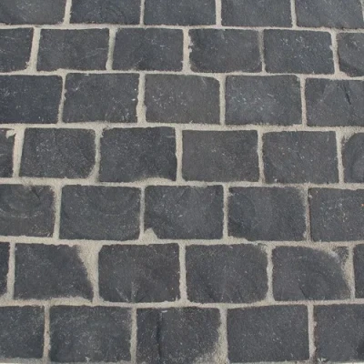 Afbeelding van TB basalt Rion natuursteen keien Antraciet 14 x 20 5/7 cm Gardenlux