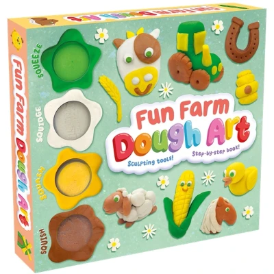 Afbeelding van Arts and Crafts Kit for Kids Fun Farm Dough Art