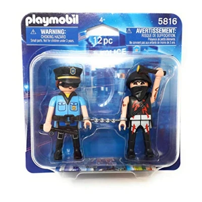 Afbeelding van Playmobil 5816 Duo City Action Amerikaanse politieagent en dief