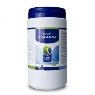 Afbeelding van Puur Natuur Muscle Mass (Spieropbouw) Hond &amp; Kat 500 GR (328653)