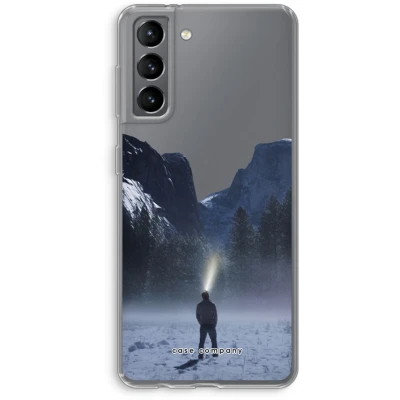 Afbeelding van hoesje geschikt voor Samsung Galaxy S21 Wanderlust Soft Cover Telefoonhoesje Bescherming aan alle Kanten en Schermrand