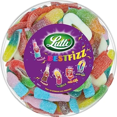 Afbeelding van Lutti Best Fizz Snoep, Fruitig, 450 g
