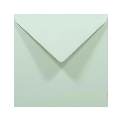 Afbeelding van Netuno 100 vierkante enveloppen, pastelgroen, 140 x mm, regenboog, 80 g, puntige klep, natte collage, kleurrijke decoratieve enveloppen voor uitnodigingen, bruiloft, Kerstmis,