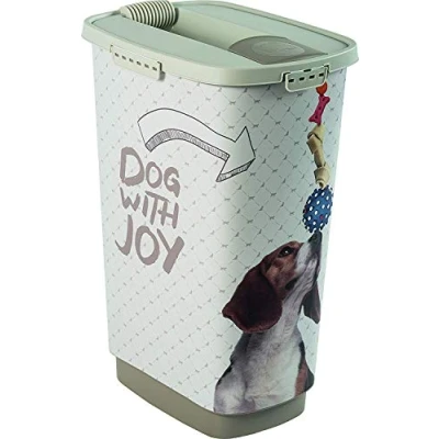 Afbeelding van Rotho Mypet Voedselopslag Cody 50 Liter Antraciet/wit