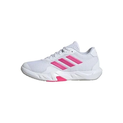 Afbeelding van adidas Amplimove Trainer Schoenen Gym &amp; Training Dames, Ftwr White Shock Pink Grey Two