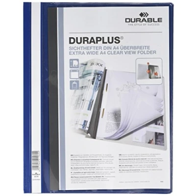 Afbeelding van Snelhechtamp Durable Duraplus A4 donkerblauw