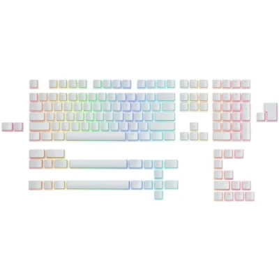 Afbeelding van Glorious PC Gaming Race Aura v2 Keycapset 145 stuks ANSI wit