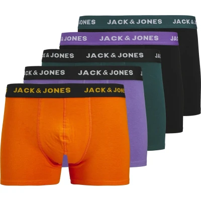 Afbeelding van JACK&amp;JONES JACBEN SOLID TRUNKS 5 PACK Heren Onderbroeken