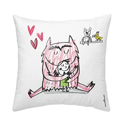 Afbeelding van Kussenhoes Decolores Amor 50 x cm Katoen Spaans