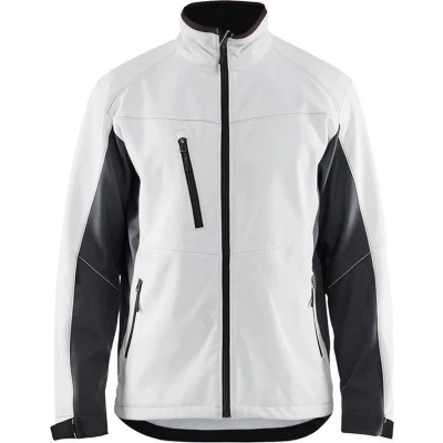 Afbeelding van Blaklader 4950 Softshell Jack Wit/Donkergrijs XL