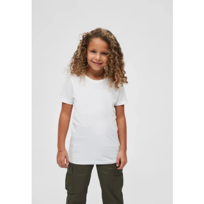 Afbeelding van Brandit Basic Kinder T shirt Kids 122 Wit