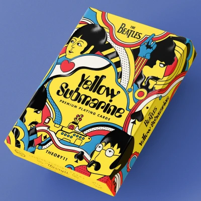 Afbeelding van theory11 Yellow Submarine Special Edition speelkaarten