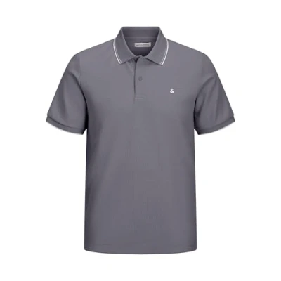 Image de JACK &amp; JONES T shirt pour homme avec logo polo, Gris, XL