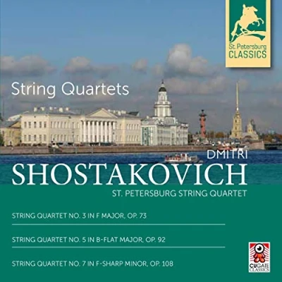 Afbeelding van String Quartet St. Petersburg Quartets Nos. 3, 5, 7 (CD)