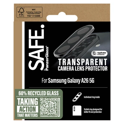 Afbeelding van SAFE by PanzerGlass Camera Lens Protector voor de Samsung Galaxy A26 Transparant