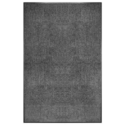 Afbeelding van vidaXL Deurmat wasbaar 120x180 cm antraciet