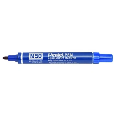 Afbeelding van Viltstift Pentel N50 rond blauw 1.5 3mm