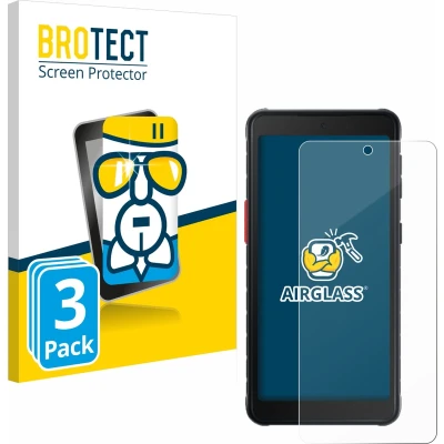 Afbeelding van BROTECT Screenprotector voor Samsung Galaxy XCover 5 Folie Beschermfolie Beschermglas transparant (3 Stuks)