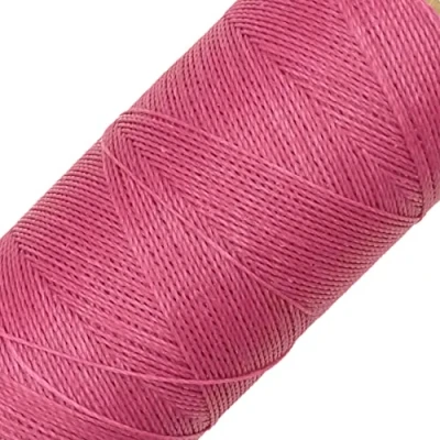 Afbeelding van LINHASITA Spoel gewaxt garen, 100 g/360 m, dikte 0,5 mm, macramé polyestergaren, 30 kleuren, fuchsia