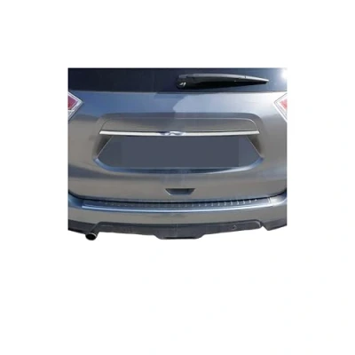 Afbeelding van OMAC bumperbescherming voor achterbumper, geschikt Nissan X Trail 2014 2021, roestvrij staal, chroom