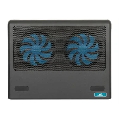 Image de Riva Case 5557 Ventilateur d&#039;ordinateur portable avec concentrateur USB 2 ports 17.3&quot; 110 mm