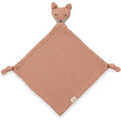 Image de Hauck doudou pour bébé Cuddle N Play, en mousseline de coton, garçon et fille, consolateur, lavable machine à 60 C, 25 x cm (Fox Cork)