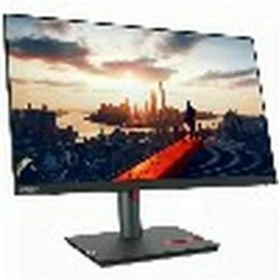 Image de Lenovo ThinkVision P24h 30 Écran LED 23.8&quot; 2560 x 1440 QHD @ 60 Hz IPS 300 cd/m² 1000:1 4 ms HDMI DisplayPort USB C noir corbeau pour ThinkPad P15 Gen 2 20YQ