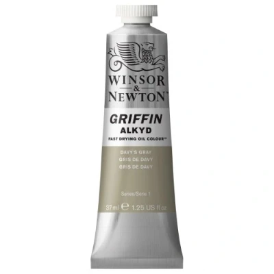 Afbeelding van Winsor &amp; Newton Griffin Alkyd Olieverf 37ML Davy&#039;s Grey 217