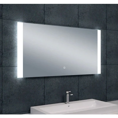 Afbeelding van Wiesbaden Sunny spiegel rechthoek met LED, dimbaar en spiegelverwarming 120 x 60 cm