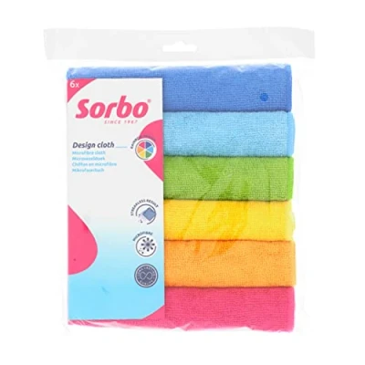 Afbeelding van Sorbo Microvezeldoeken Trendy Colors 40 x cm 6 stuks